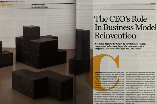 The CEO's Role in Business Model Reinvention